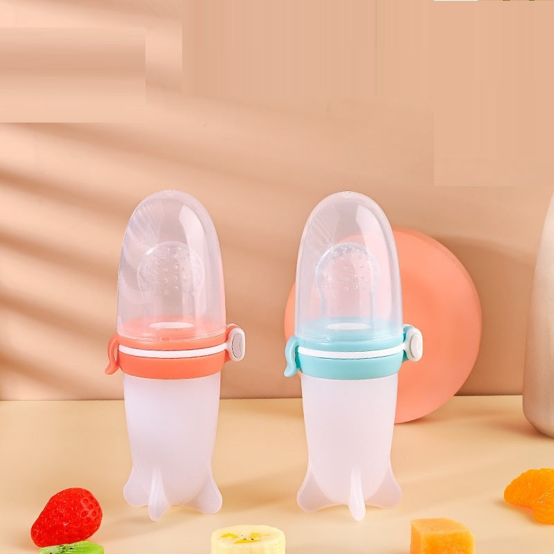Squeeze Feeding Silicone Baby Solid Food Tools Bowl Milk Bottle
