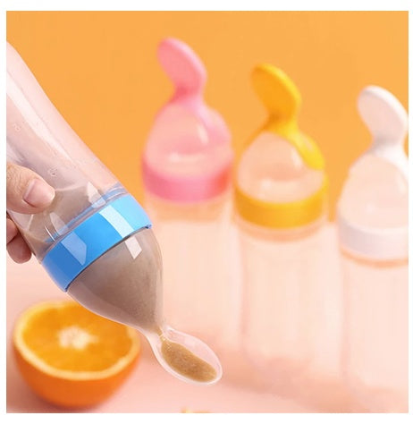 Baby Spoon Bottle Feeder Dropper Silicone Spoons for Feeding