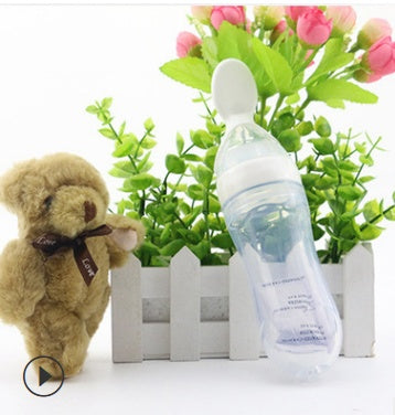 Baby Spoon Bottle Feeder Dropper Silicone Spoons for Feeding