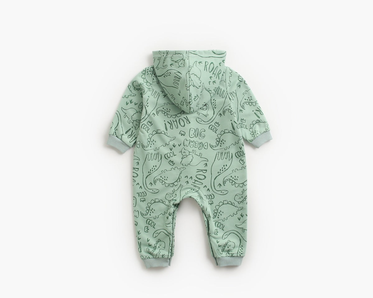 Baby Jumpsuit Fall winter Romper Baby Boy Clothes Korean Dinosaur Newborn Romper