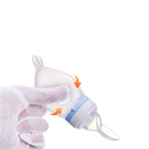 Rice Cereal Spoon Milk Bottle Baby