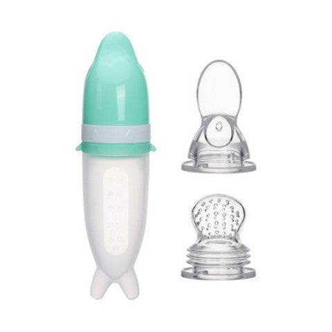 Rice Cereal Spoon Milk Bottle Baby