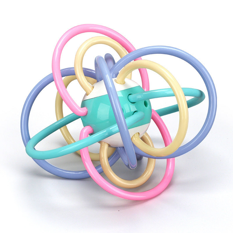 Teether Molar Ball, Rattle, Chews Baby Toy