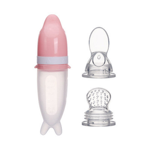 Rice Cereal Spoon Milk Bottle Baby