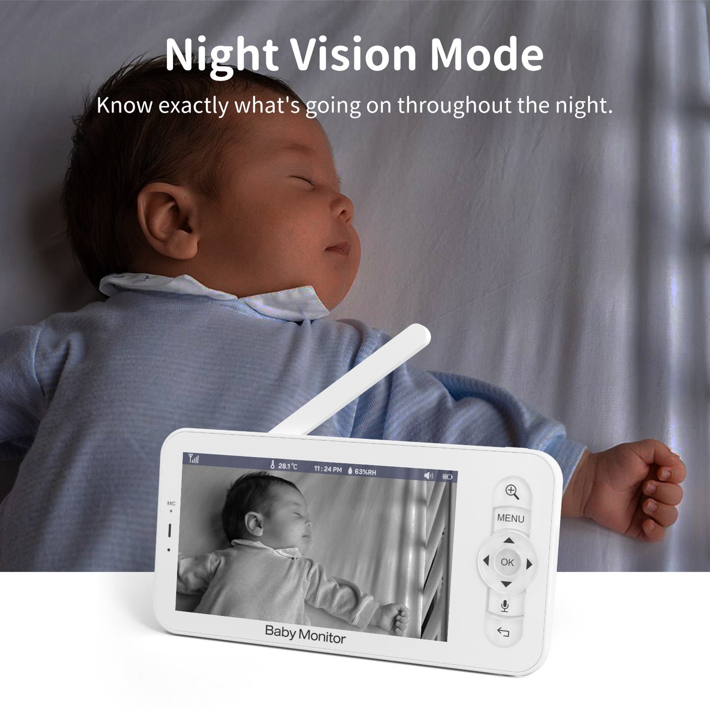 5-inch 1080p Baby Monitor Monitor