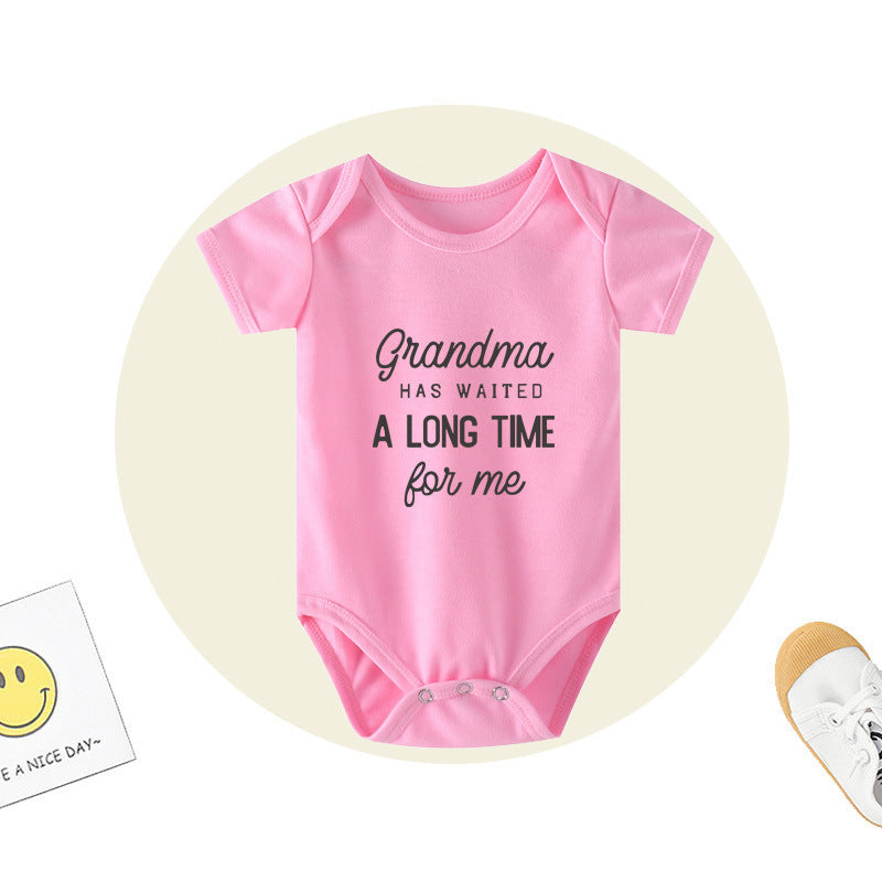 New Baby Romper Grandma Has Waited