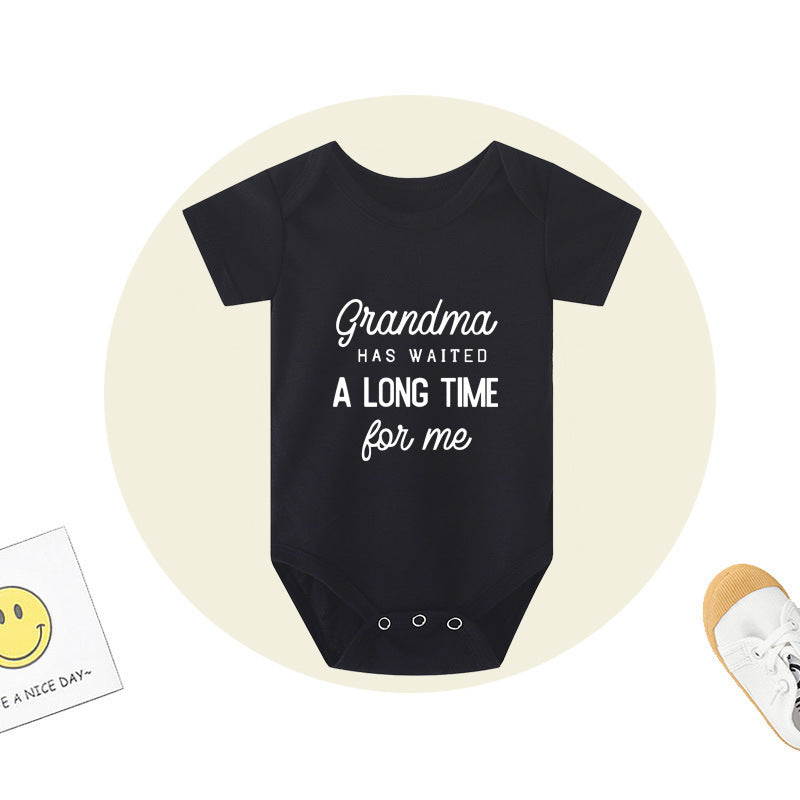 New Baby Romper Grandma Has Waited