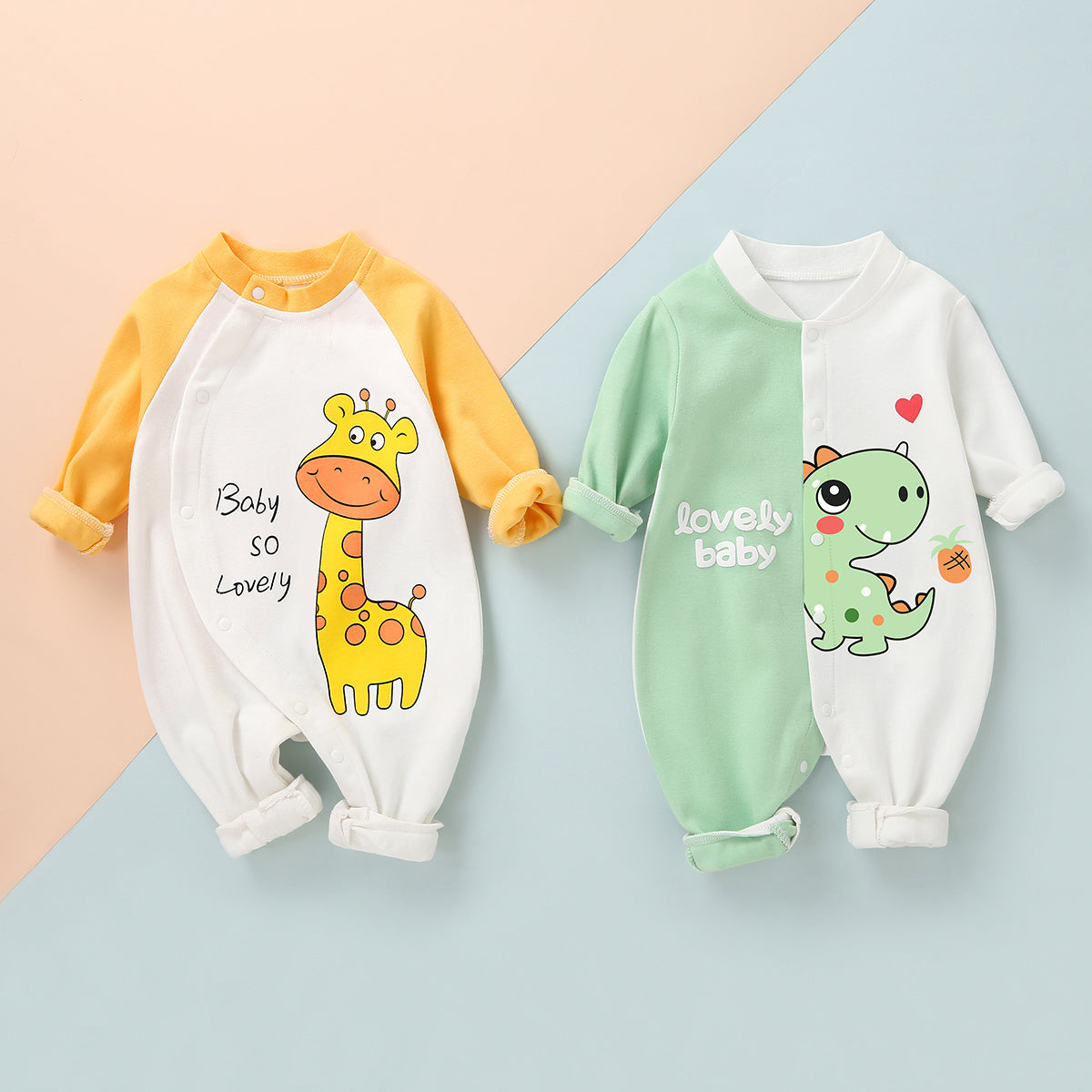 Long-sleeved Romper Girl Baby Clothes Autumn Suit